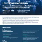 Le lezioni di Adriano 2026: a Napoli un confronto vivo sull’eredità Olivetti tra impresa e comunità